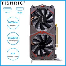 그래픽카드 RX 580 8 GB 비디오 카드 RX580 GDDR5 AMD 256Bit 8192MB 그래픽 마이닝 게임 컴퓨터 GPU 디스플레이 시리즈, [02] One type, 02 One type