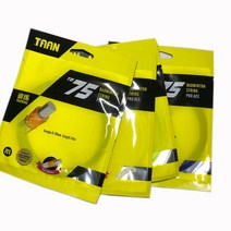 10pcs TAAN 프로 에이스 BT75 배드민턴 라켓 문자열 내구성 훈련 문자열 배드민턴 라켓 TB75 0.70mm 10M, 다양한 색상