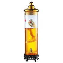 전통주 유리병 과실주 술통 담금주 수도꼭지 용기, 유리병 - 5kg / 304스텐 수전