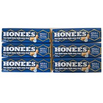 Honees 허니스 허니 필드 드롭 캔디 밀크 앤 허니 9개입 6팩 Honey Filled Drops Milk & Honey Flavor, 1개