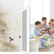 붙이는 미세먼지 방충망 시공 창문필터 붙이는미세먼지방충망, 1개