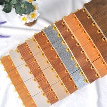 옥상 데크타일 셀프인테리어 현관 베란다발판 원목나무무늬 야외, 향나무색