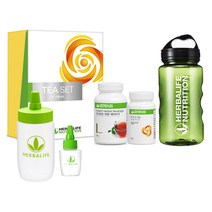 허벌라이프 허벌티+엔알지티+물병 600ml+파우더용기+티용기