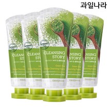 과일나라 세안이야기 녹차 클렌징폼 120g x 5개, 단일상품/단일상품