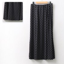 쿨링 도트 롱스커트 204A122S 빅사이즈 여성