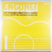 (중고LP) JOSE FELICIANO ENCORE! (자켓 상태 A. 음반 상태 사용감 있음. 해설지 있음)
