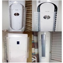 스탠드에어컨 투인원에어컨 벽걸이에어컨 바람막이 LG 삼성 케리어 에어컨, 원형3장 + 투명겔테이프, 1세트