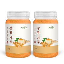 동의한재 인도산 100% 강황 가루 분말 1kg (500g x 2통), 단품, 단품