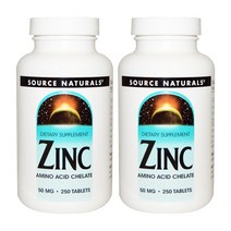 소스내추럴스 아연 징크 Zinc 50mg 250정 2개