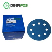 디어포스 SA331/필름 5인치 8홀 (100장) 원형사포 벨크로, #150(100장)