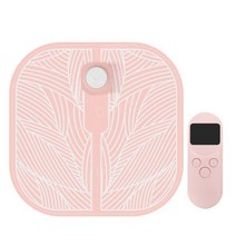 마사지 발패드 무선 원격제어 리모컨 조종 전기 풋패드, 핑크