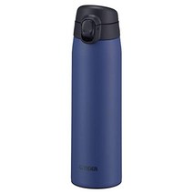 TIGER Tiger Water Bottle 500ml 원-터치 머그 병 스테인리스 Suphol 단열 보험 절연 따뜻한 가정용 텀블러 이용 가능 해양 블루 MCT-K050AT, 상품명참조, 1ml
