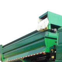 덤프트럭 자동 방수포 대형방수포 덮개 천막 안전망, 파란색 원형 강선 내장 5.5x2.5m