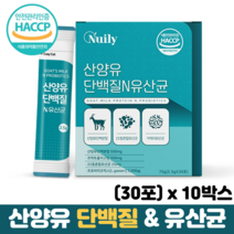 산양유 단백질 프로바이오틱스 유산균 분말 스틱 모유유산균 프락토올리고당 단백질분말, 10박스, 단백질유산균 30포