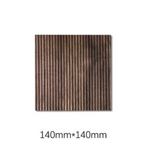 일본 우드트레이 피자 디저트 케이크 카페 일식 주방 키친 플레이트 트레이, 월넛 세로 줄무늬 14x14 cm