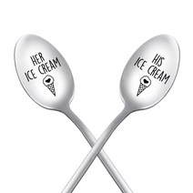 남편을 위한 재미있는 커플 선물 스푼 결혼 선물 아내 여자친구를 생일 남자친구의 아이스크림 애호가를 크리스마스 아이디어