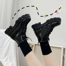 키높이워커 여자 예쁜 워커부츠 여성을위한 플러시 따뜻한 모피 발목 부츠 가을 겨울 부츠