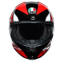 AGV K-6 HYPHEN BLACK-RED-WHITE(핀락증정)