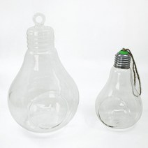 테라리움 만들기 행잉 전구 유리화분 2종 택1, 전구 유리화분_L (12.5cm)