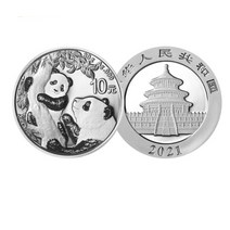 기념주화 기념메달2011 - 2023 중국 30g 1oz Ag.999 실버 팬더 은화, 10 2021