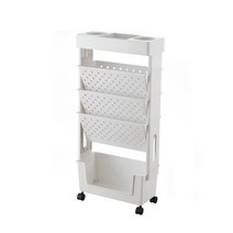 이동식 대용량 양면 책꽂이 서류 정리 수납 슬림 선반