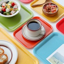 레트로 유니크 빈티지 팔레트 컬러 트레이, 베리레드
