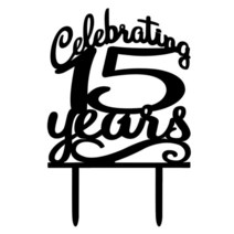 케이크트레이 결혼식 약혼 파티를 위한 15 주년 토퍼 고급스러운 번째 생일 3441879789