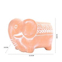초콜릿중탕기 치즈 퐁듀 멜팅 기계 VOZZISOUE 테라코타 화분 북유럽 홈 인테리어 장식품 수제 작은 데스크, 04 D