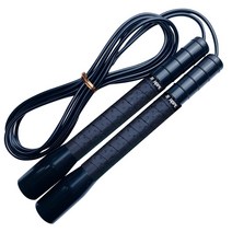 제이에프로프 토네이도 그립 스피드 줄넘기 19.7cm 줄 길이 3m, 검은색