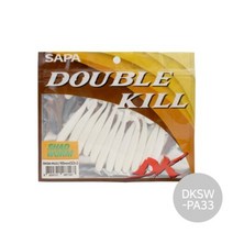 [싸파] 더블킬 SHAD 웜 6.5cm DKSW-PA33 미끼 루어 낚시