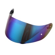 오토바이 전체 얼굴 헬멧 고글 AGV K1 K3SV k5에 대 한 잠금 렌즈 바이저, blue