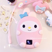 2in1 손난로 심플한 USB 소형 손난로 보조배터리 미니핫팩 겨울 20대 예쁜디자인 전기핫팩, 메로티 보조배터리 보조배터리 2