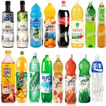 음료수 1.5L 모음 콜라 사이다 오렌지쥬스 옥수수수염차 주스, 쿠팡 복숭아농장