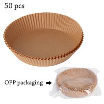 가정용화덕 화덕오븐 피자오븐 에어 프라이어 베이킹 용 50pcs 특수 용지 가정용 바베큐 플레이트 식품 오븐 주방 팬 패드 용 오일 방지 오일 흡수 용지, 50pcs 브라운