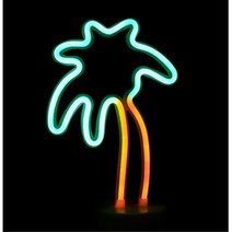 매장용 입간판 시야확보용 네온사인 LED 무드등 광고, 1개, 1네온건전지-야차수