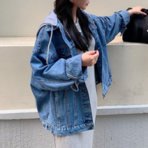 입고싶다 이지 오버핏 후드 청자켓