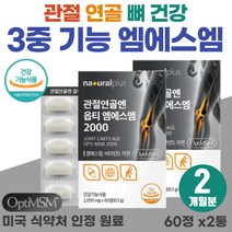 뻣뻣한 손목 팔목 연골 어깨 통증 감소 식이유황 MSM 면역력 아연 뼈에 좋은 비타민D 노인 어르신 무릎 관절 보조제 미국 엠에스엠 2000 할아버지 면역 강화 할머니 뼈 건강