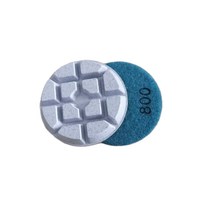 대리석연마1조각 3 인치 80mm 다이아몬드 수지 본드 바닥 연마 패드 연삭 처리 대리석 화강암 콘크리트 돌, 04 800