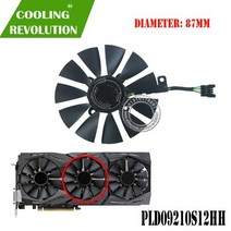 GPU VGA 쿨러 그래픽 팬 ASUS STRIX GTX 1080980Ti10601070 비디오 카드 냉각 시스템 gtx1080gtx980ti gtx1060gtx1070, [02] 5 PIN
