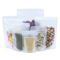 무광 플라스틱 지퍼 잠금 스탠드 업 백 찢어진 노치 프로스트 Doypack 그라운드 커피 차 스낵 보관 파우치, 02 10x15cm