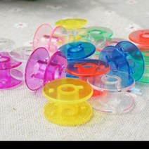 보빈 50Pcs 투명 재봉틀 스풀 바느질 실패 미싱 북알, 블랙BL07699