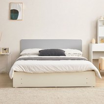 동서가구/착불 이즈카이 비스포크 LED 수납침대 SS 9존독립매트리스 DF921299-1, 라이트그레이