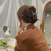 귤팩토리 크로스 꼬임 헤어 집게핀 8color