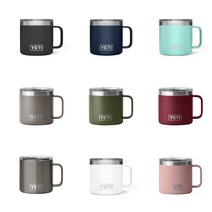 YETI 예티텀블러 램블러 머그 매그슬라이더 리드 14oz, 하이랜드 올리브