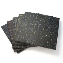 헬스장 바닥 고무 블럭 탄성 에버롤 홈짐 매트 EPDM, 블랙 두께3.0cm 50cm x 50cm
