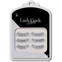 일본직발송 6. 비엔 러쉬 기크 츠케 속눈썹 LSG 02 3 쌍 B08XQSX5JZ, LSG-02, One Color