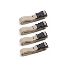 캠핑 다용도 압축 버클 웨빙 벨트 4개, 베이지, 12개