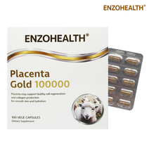 엔조헬스 뉴질랜드 양태반 100000mg 플라센타 골드 100 베지 캡슐, 4박스, 100캡슐