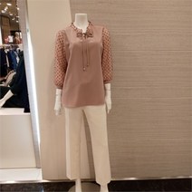 모스코나 NC05 도토끈리본 블라우스 MOBL214Z4