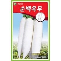 수박 무 100립 수박무 무씨앗 과일무 무씨 무우씨앗 무우씨 채소씨 채소씨앗 야채씨 야채씨앗, 05_다농_순백옥 무(5g)